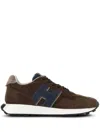 Hogan H601 Low-top Sneakers In Dark Brown