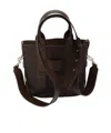 Hogan Double Handle Shoulder Bag In Black