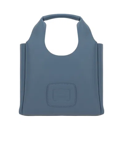 HOGAN HOGAN MEDIUM H-BAG LOGO-EMBOSSED TOP HANDLE BAG
