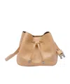 Hogan Mini Kenya Bucket Bag With Adjustable Strap In Nude