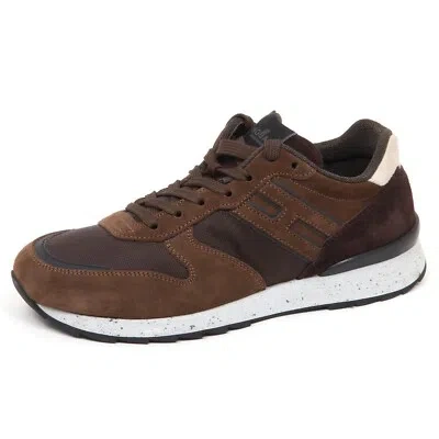 Pre-owned Hogan E0620 Sneaker Uomo Brown  R261 Shoe Man In Marrone