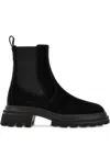 Hogan Elastic-panel Chelsea Boots In Black