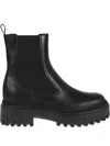 Hogan Elastic-panel Platform Chelsea Boots In Black