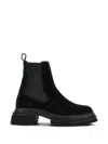 Hogan Solid Color Versatile Chelsea Boots In Black