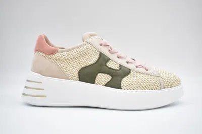 Hogan Elegant Flat Shoes For Women In Nude