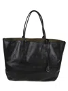 Hogan Dual Handle Metal Charm Shoulder Bag In Black