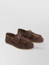 Hogan Eyelet And Fringe Detail Loafers