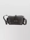 Hogan Flap Bag Crocodile-print Leather In Brown