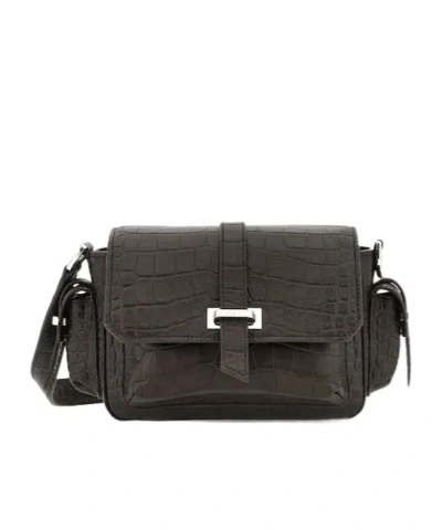 Hogan Flap Bag Small In Brown