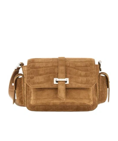 Hogan Flap Bag Small In Sand