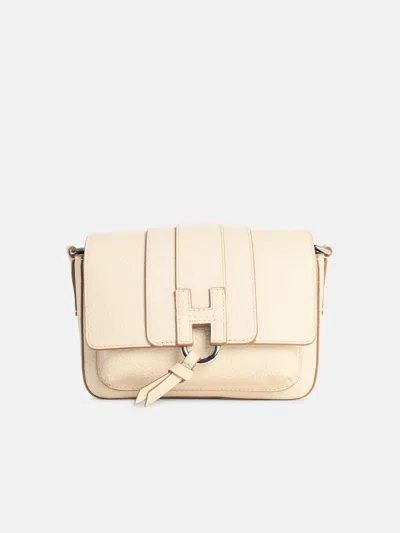 Hogan 'flap  Trend' Ivory Leather Bag