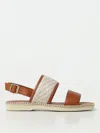 Hogan Brown Leather H660 Sandals In Leather