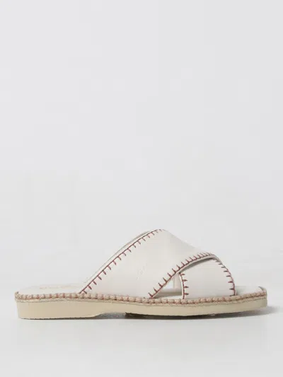 HOGAN FLAT SANDALS HOGAN WOMAN COLOR WHITE,401686001