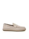 Hogan H683 Moccasins In Beige