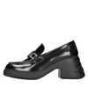 Hogan Flat Shoes Black In Nero Neri E Grigi