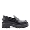 Hogan Flat Shoes Blacks And Greys In Black