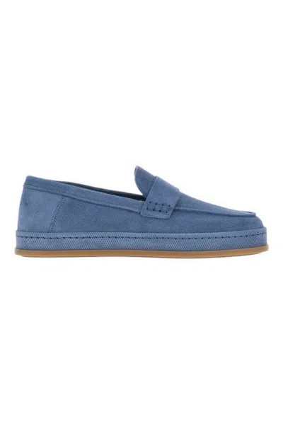Hogan Flat Shoes Clear Blue In Multi
