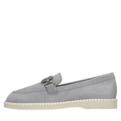 Hogan Flat Shoes Clear Blue In Azzurro Blu E Verdi