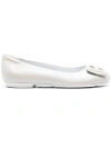 Hogan H661 Ballerina Shoes In Grey