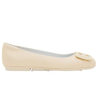 HOGAN FLAT SHOES WITH DECORATIVE BUCKLE DETAIL