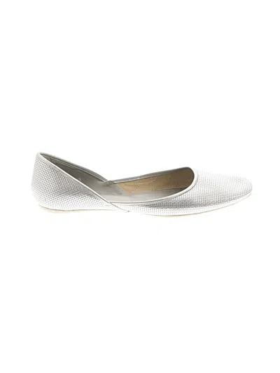 Pre-owned Hogan Flats In Silver