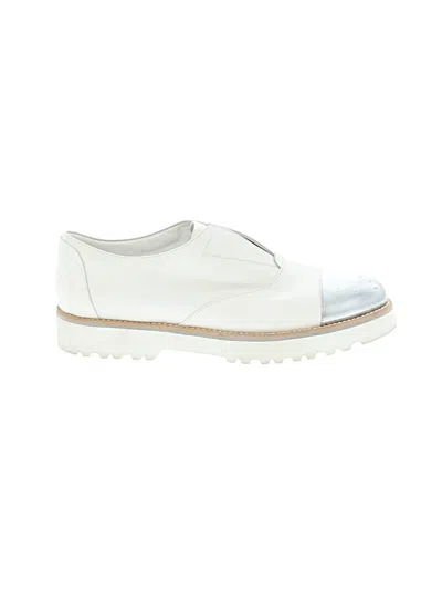 Pre-owned Hogan Flats In White
