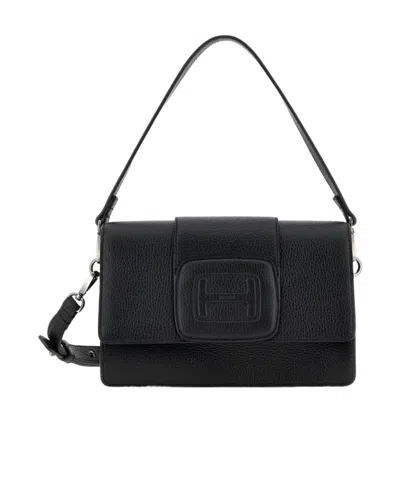 HOGAN HOGAN H-BAG FOLDOVER-TOP SHOULDER BAG