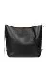 Hogan Small Leather Cross-body Bag In Black