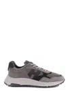 Hogan Gray Suede Sneakers With Micro-perforated Detailing