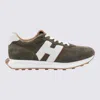 Hogan "h601" Sneakers Featuring H-shaped Studs In Dd Verde