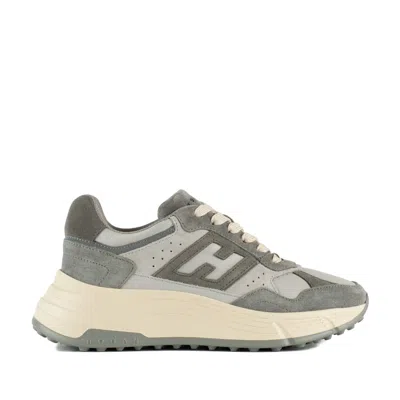 Hogan Grey Hi-fi Sneakers In Gray