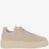 Hogan Low Top Platform Sole Sneakers In Neutral