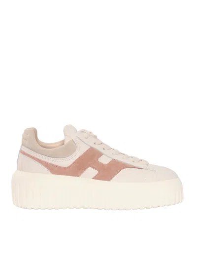 Hogan H Stripes Allacciato H Spezzata In White