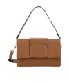 Hogan Leather Crossbody Bag Strap Adjustable In Brown