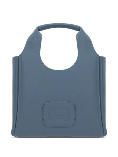HOGAN HOGAN H-BAG SMALL LEATHER TOTE BAG