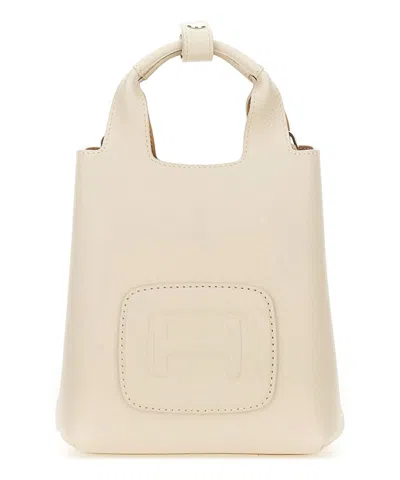 Hogan H-bag Tote Bag In Beige