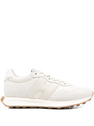 Hogan H-logo Platform Sneakers In Neutral