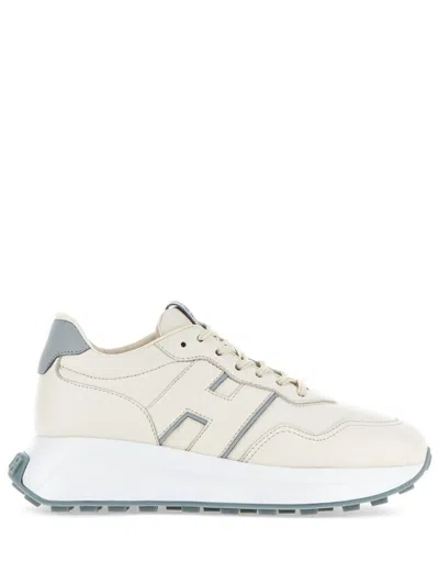 Hogan H Patch Sneakers In White