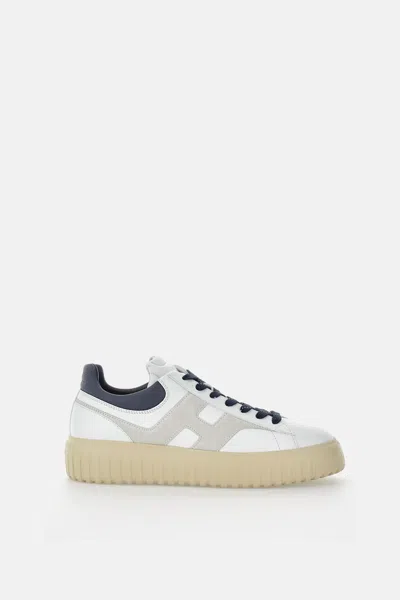 Hogan H Slash Lace-up Shoe In White