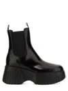 Hogan Woman Ankle Boots Black Size 11 Leather