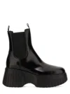 Hogan Woman Ankle Boots Black Size 11 Leather