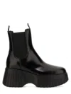 Hogan H-stripes Wedge Chelsea In Black
