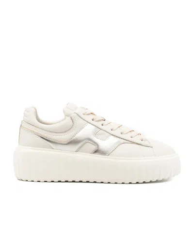 HOGAN HOGAN H-STRIPE ROUND TOE SNEAKERS