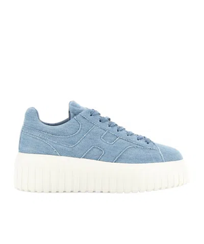 HOGAN HOGAN H-STRIPES DENIM SNEAKERS