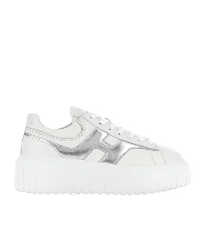 HOGAN HOGAN H-STRIPE ROUND TOE SNEAKERS