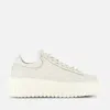 Hogan Logo-embroidered Low-top Sneakers In Neutral