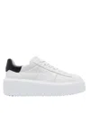 Hogan H645 Leather Sneakers In White