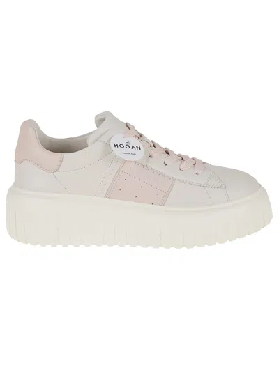 HOGAN H-STRIPES ALLAC. FASCIA LOGO SNEAKERS