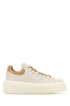 Hogan Sneakers H-stripes In Nappa Bianca Donna