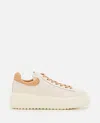 Hogan Sneakers H-stripes In Nappa Bianca Donna In White